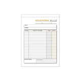 Pack De 10 Unidades Talonario Entregas Cuarto Natural Duplicado Autocopia