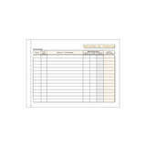 Pack De 10 Unidades Talonario Informe De Trabajo Cuarto Apaisado