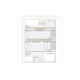 Pack De 10 Unidades Talonario Informe De Trabajo Cuarto Natural Duplicado Autocopia