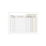 Pack De 10 Unidades Talonario Informe De Trabajo Octavo Apaisado Duplicado Autocopia