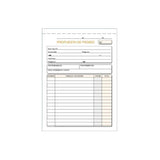 Pack De 10 Unidades Talonario Pedidos Cuarto Natural Sin Copia