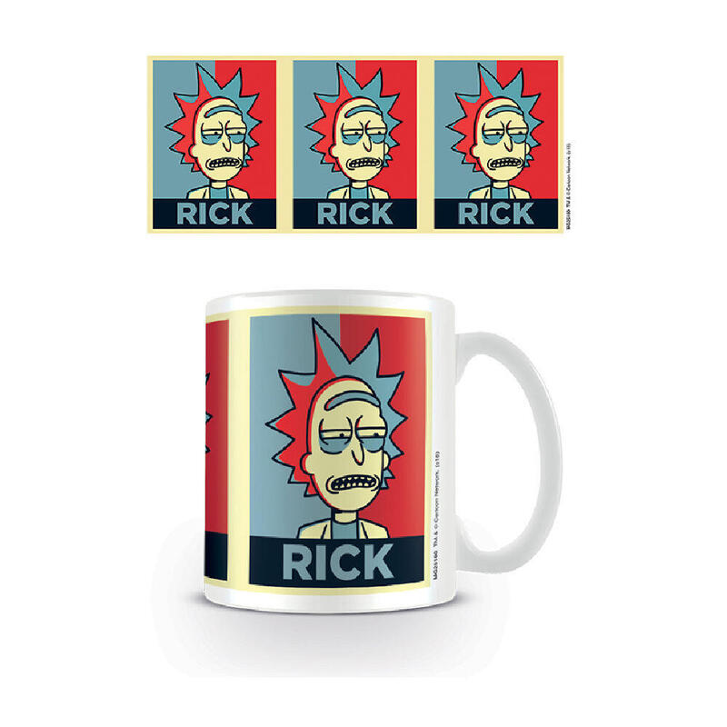 Pack De 10 Unidades - Taza Cartel Rick Rick &#38; Morty 315ml