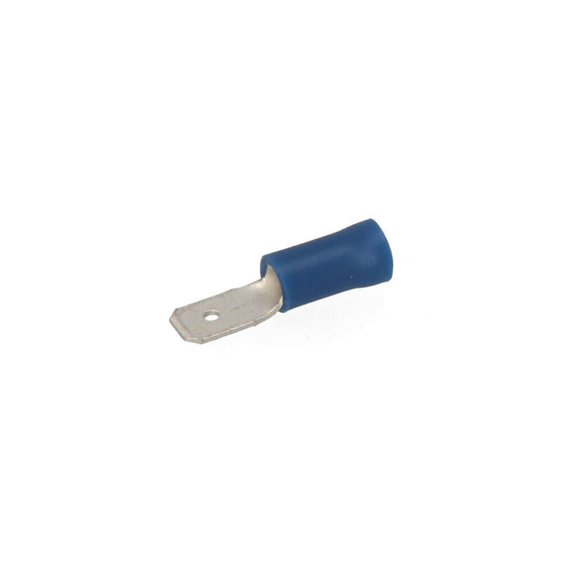 Pack De 10 Unidades - Terminal Faston Preaislado Macho 4,8 Mm, Blister 10 Uds