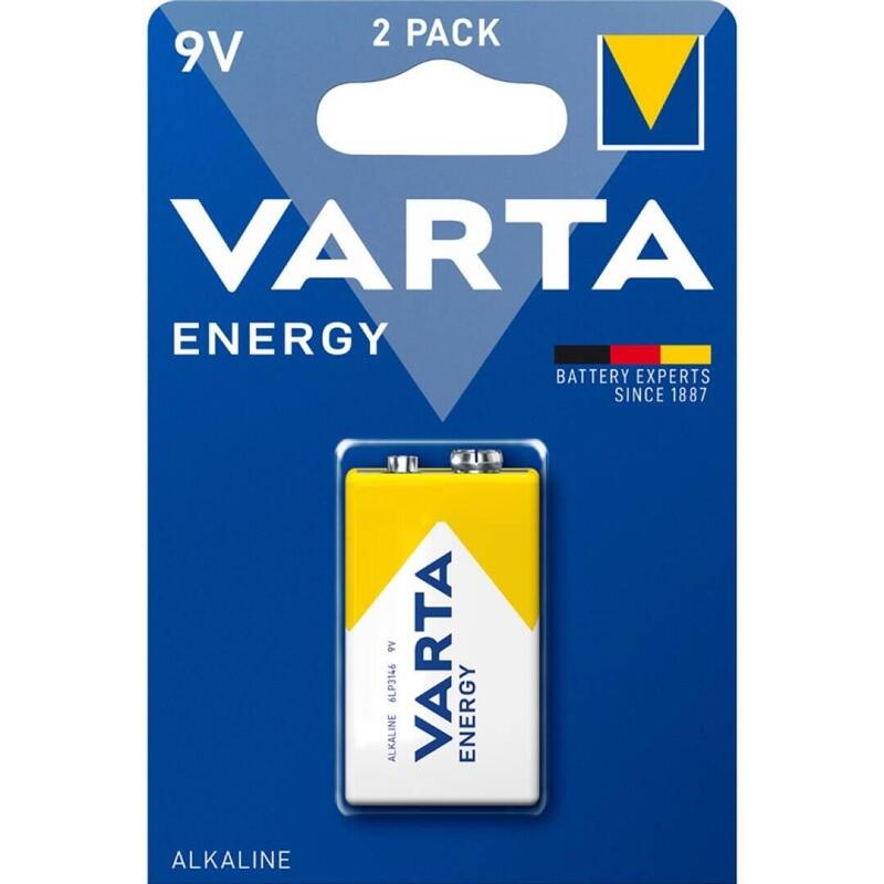 Pack De 10 Unidades Varta Energy Pila Alcalina 9v Lr61 Blister*1 10 Uds