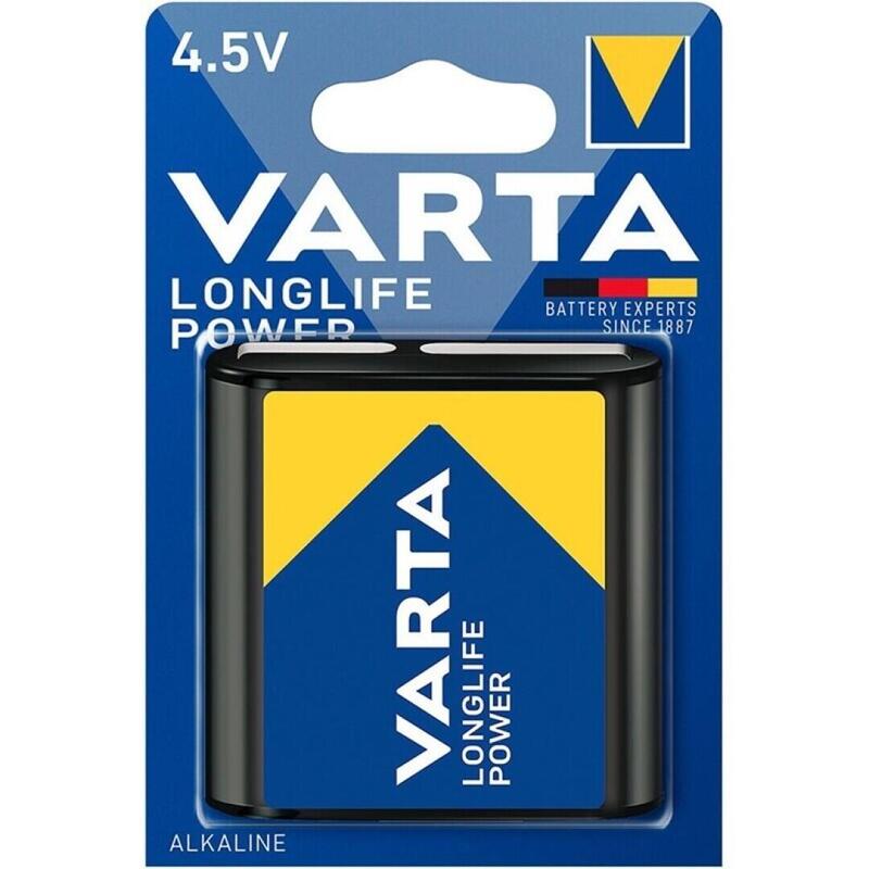 Pack De 10 Unidades Varta Longlife Power Pila Alcalina 4,5v 3lr12 Blister*1