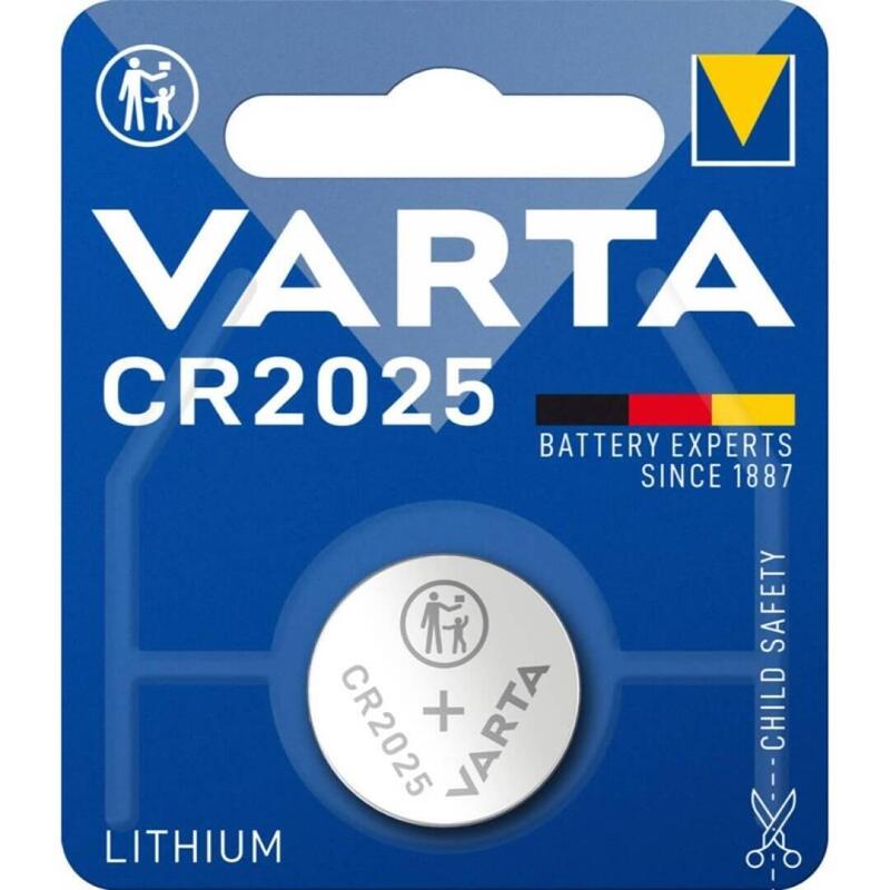Pack De 10 Unidades Varta Pila Boton Litio Cr2025 3v Blister*1 10 Uds