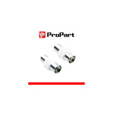 Pack De 100 Unidades Adaptador De Antena De Tv Enchufe De 75 O -  9,5 Mm