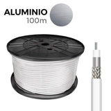 Pack De 100 Unidades - Cable Coaxial Apantallado Aluminio Edm Euro/M