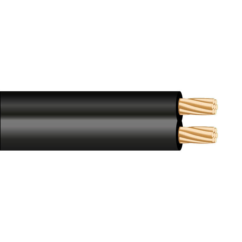 Pack De 100 Unidades - Paralelo 2x0,75mm Negro "Audio" Euro/M (Bobina Pequeña Ø180x60mm)