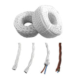 Pack De 100 Unidades - Paralelo Textil Trenzado 3x2,5mm Marron Euro/Mts