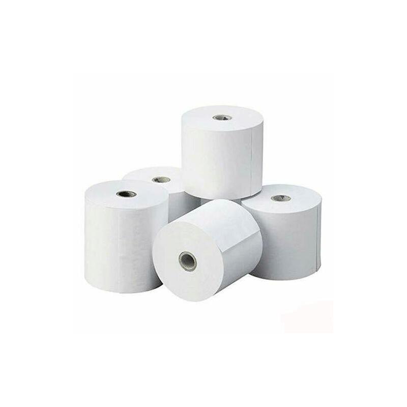 Pack De 100 Unidades Rollo Papel Térmico  57x55x12 65gr