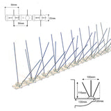 Pack De 100 Unidades - Varilla Disuasoria Para Aves, Inoxidable Con Base Metacrilato; 0,5 M X 11,5 Cm