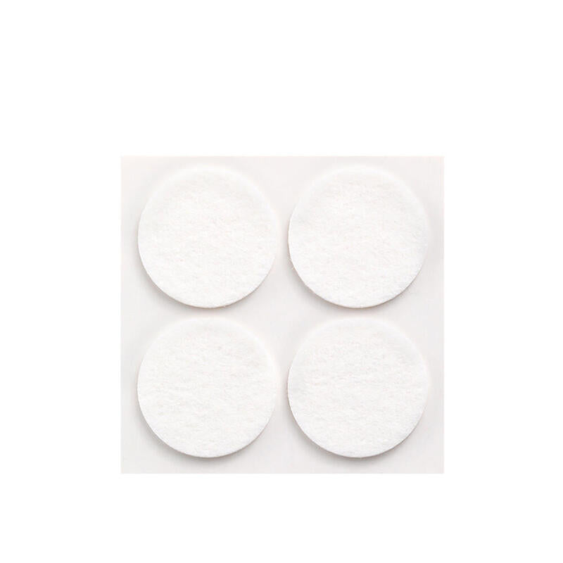 Pack De 11 Unidades - Pack 4 Fieltros Blancos Sinteticos Adhesivos Ø38mm Plasfix Inofix