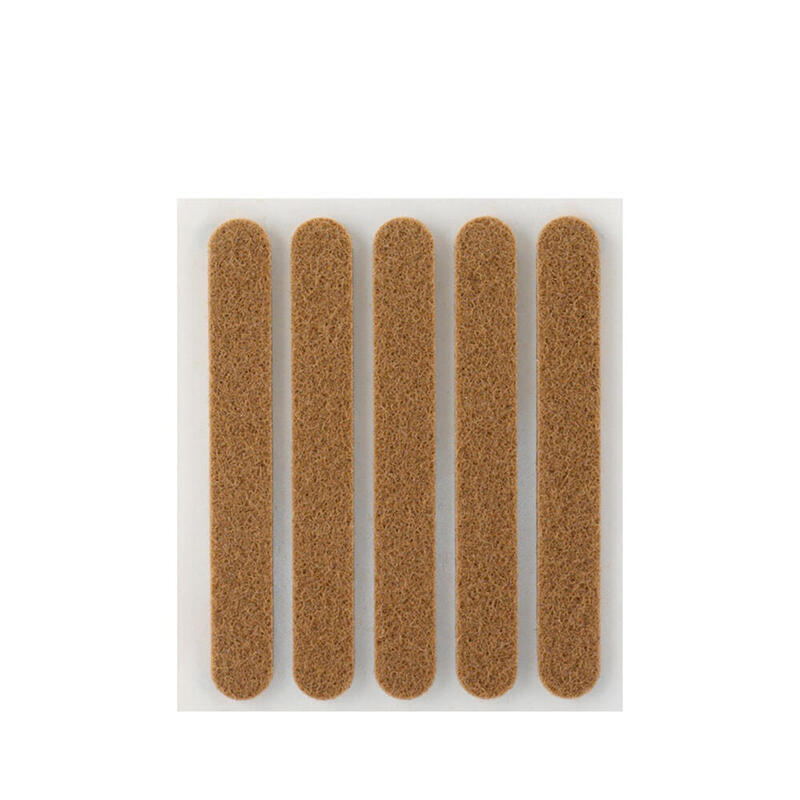 Pack De 11 Unidades - Pack 5 Fieltros Marron Sinteticos Adhesivos 95x12mm Plasfix Inofix