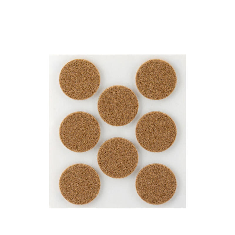 Pack De 11 Unidades - Pack 8 Fieltros Marron Sinteticos Adhesivos Ø27mm Plasfix Inofix