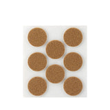 Pack De 11 Unidades - Pack 8 Fieltros Marron Sinteticos Adhesivos Ø27mm Plasfix Inofix