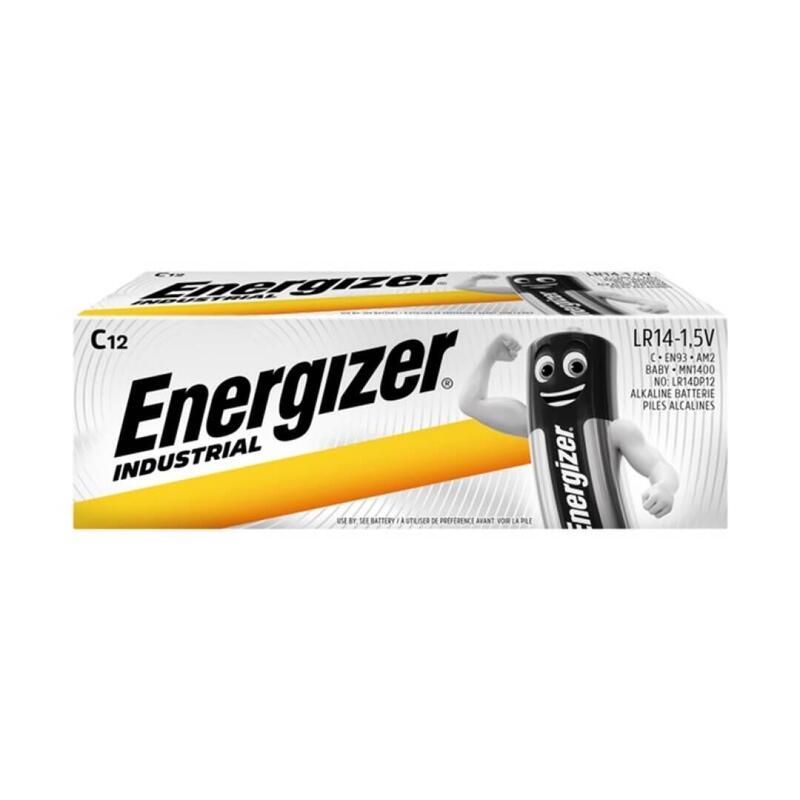 Pack De 12 Pilas Energizer Industrial Alcalina Lr14 C 1,5v Caja*12 12 Pilas