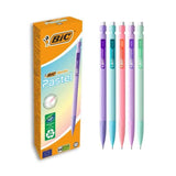 Pack De 12 Unidades Bic Matic Pastel Portaminas 0.7mm Hb Con Goma - Punta Retractil - Cuerpo De Colores Pastel Surtidos