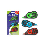 Pack De 12 Unidades Bismark Pack De 3 Cintas Correctoras 5mmx8m - Perfecta Adherencia Al Papel - Presentacion En