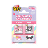 Pack De 12 Unidades - Blister 2 Bitty Pop Sanrio Hello Kitty And Friends My Melody & Kuromi