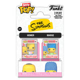 Pack De 12 Unidades - Blister 2 Figuras Bitty Pop Los Simpsons Homer & Marge