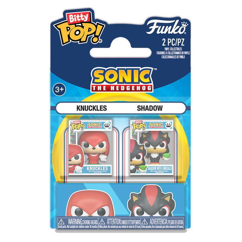 Pack De 12 Unidades - Blister 2 Figuras Bitty Pop Sonic The Hedgehog Knuckles & Shadow