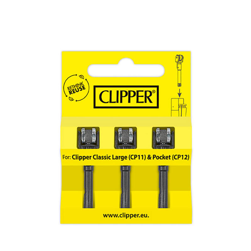 Pack De 12 Unidades - Blister 3 Piedras De Ignición Blister Flint System Vf0j000h Clipper