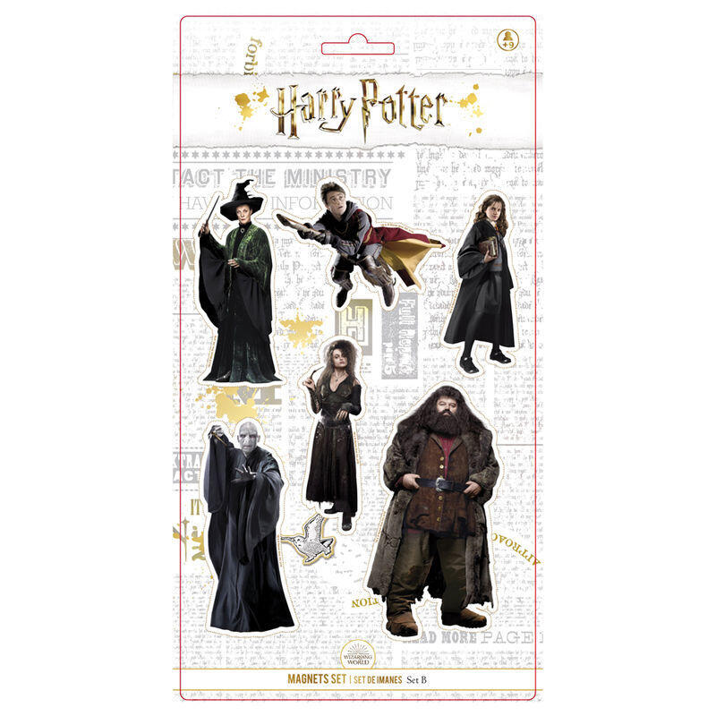 Pack De 12 Unidades - Blister 6 Imanes Personajes Harry Potter