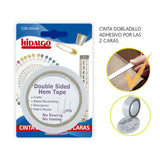 Pack De 12 Unidades - Blister Cinta Dobladillo 2 Caras Hidalgo