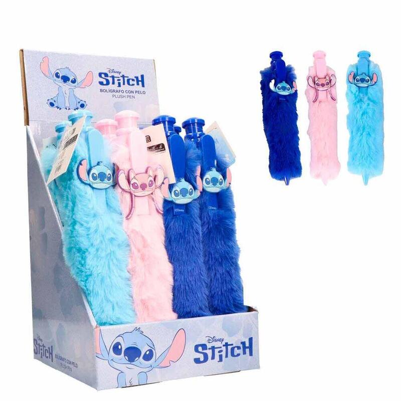 Pack De 12 Unidades - Boligrafo Peluche Stitch Disney Surtido