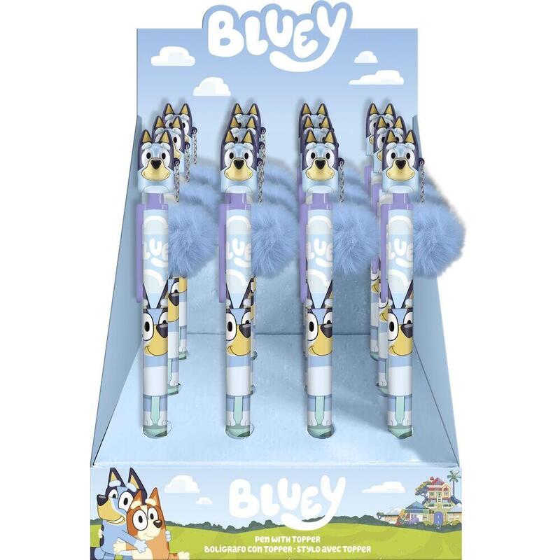 Pack De 12 Unidades - Boligrafo Topper Bluey