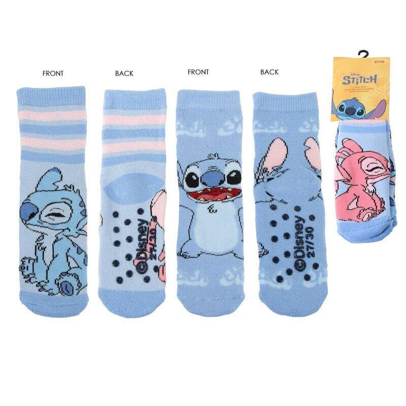 Pack De 12 Unidades - Calcetines Antideslizantes Stitch Disney Surtido