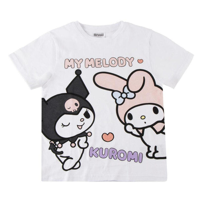 Pack De 12 Unidades - Camiseta My Melody & Kuromi Hello Kitty And Friends