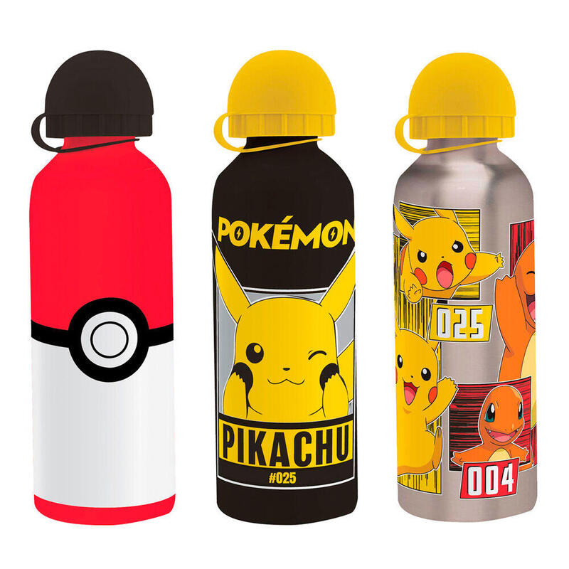Pack De 12 Unidades - Cantimplora Pokemon 500ml Surtido