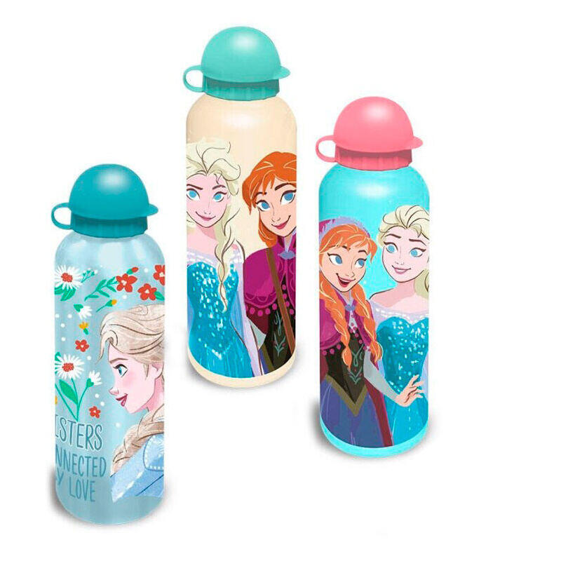 Pack De 12 Unidades - Cantimplora Surtido Aluminio Frozen Disney 500ml