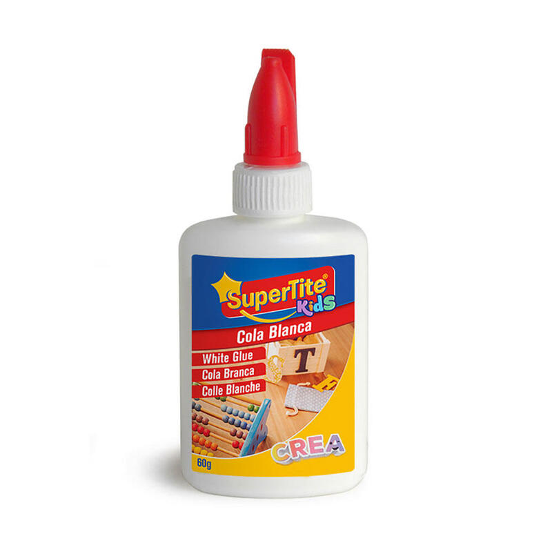 Pack De 12 Unidades - Cola Blanca Escolar, Bote 60 G