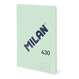 Pack De 12 Unidades - Cuaderno A6, Encolado, 48 Hojas Cuadriculadas, Verde, Colección 430 Since 1918, 11 X 15 X 0,6 Cm