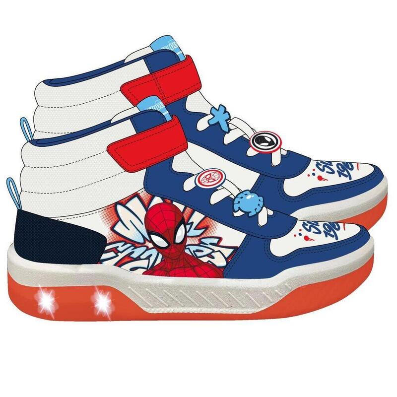 Pack De 12 Unidades - Deportivas Spiderman Marvel Luces