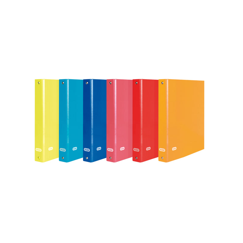 Pack De 12 Unidades Elba Color Life Carpeta De Anillas Folio Lomo 50mm 4dx40 - Resistente Y Duradera - Gran Capacidad