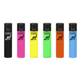 Pack De 12 Unidades - Encendedor Jet Flame Llama Antiviento Shiny Colores Surtidos