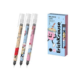 Pack De 12 Unidades Erichkrause Balance Stick Yummy Boligrafo Con Capuchon - Modelos Surtidos - Trazo 0.35mm - Tinta