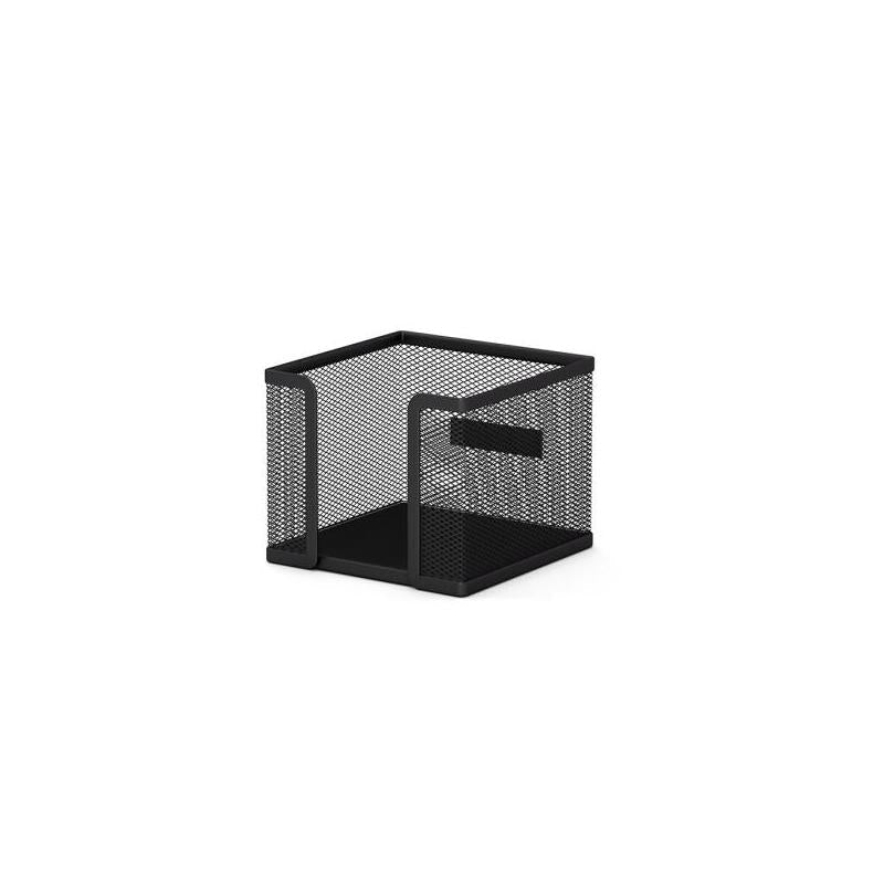 Pack De 12 Unidades Erichkrause Compass Portanotas De Sobremesa - Malla De Metal - 99x99x80mm - Negro