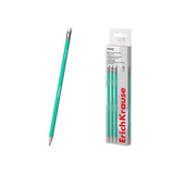 Pack De 12 Unidades Erichkrause Prime Lapiz De Grafito Con Goma De Borrar - Mina Hb De 2.2mm - Cuerpo Hexagonal -