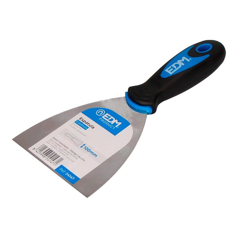 Pack De 12 Unidades - Espatula Profesional Mango Caucho 100 Mm