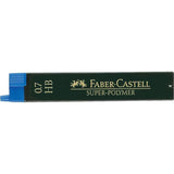 Pack De 12 Unidades Faber-Castell 9067 Pack De 12 Minas Super-Polymer Para Portaminas 0.7 Hb - Resistentes Y Suaves