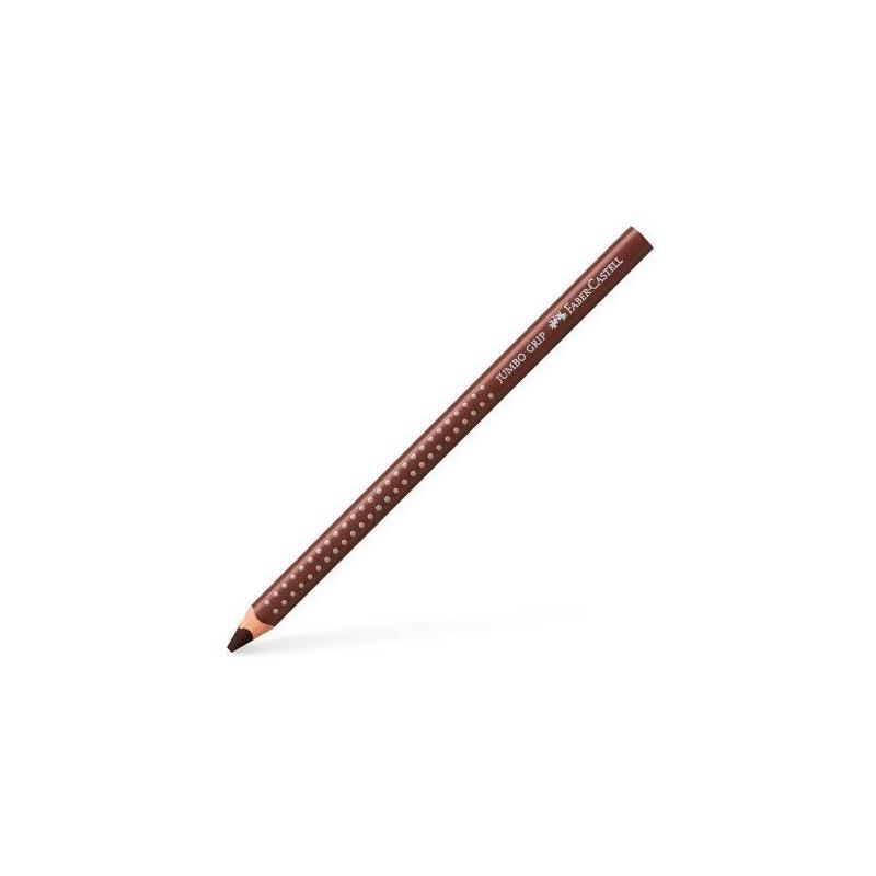Pack De 12 Unidades Faber Castell Lápices De Colores Jumbo Grip Marrón Van-Dyck