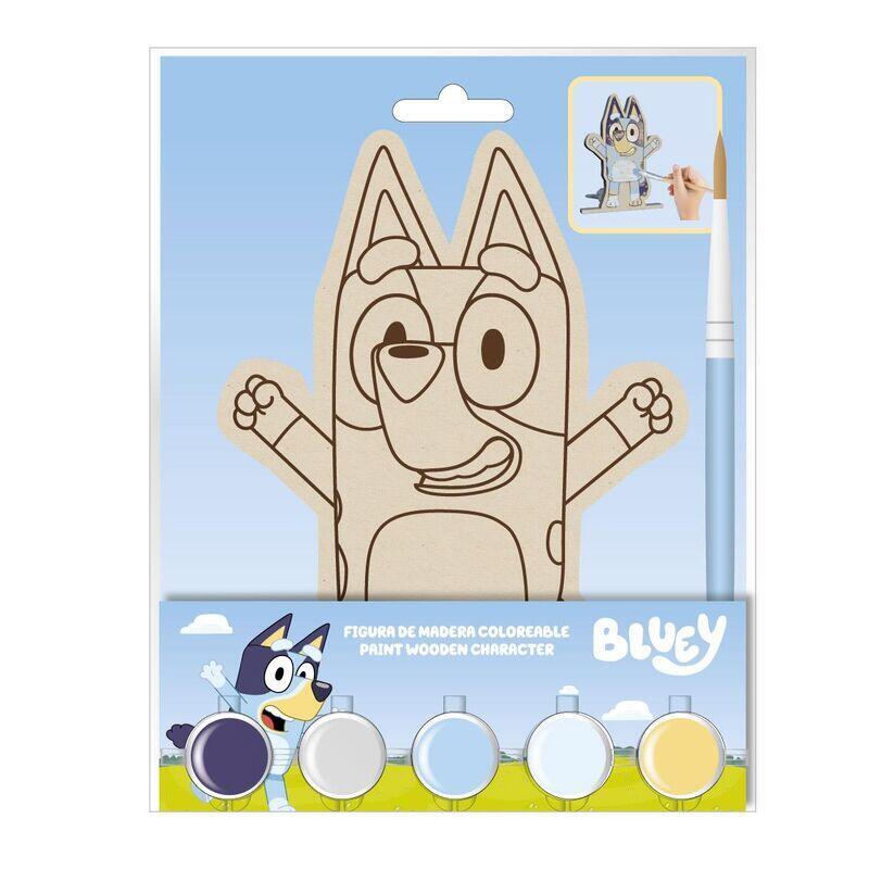 Pack De 12 Unidades - Figura Coloreable Bluey