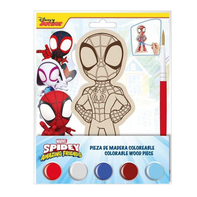 Pack De 12 Unidades - Figura Coloreable Spidey Amazing Friends Marvel