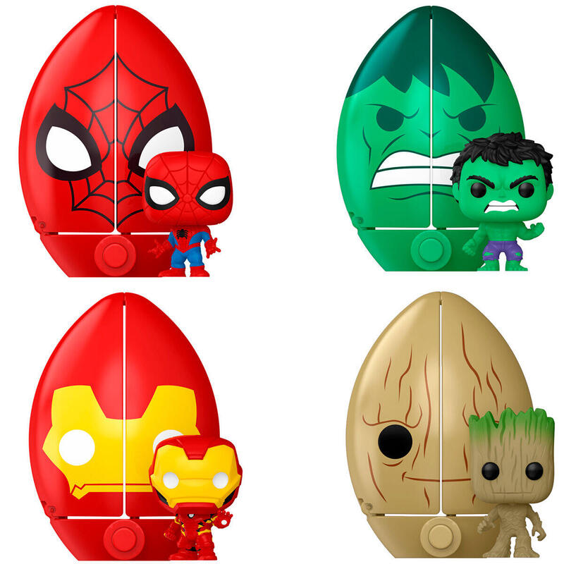 Pack De 12 Unidades - Figura Huevo Pocket Pop Marvel Surtido