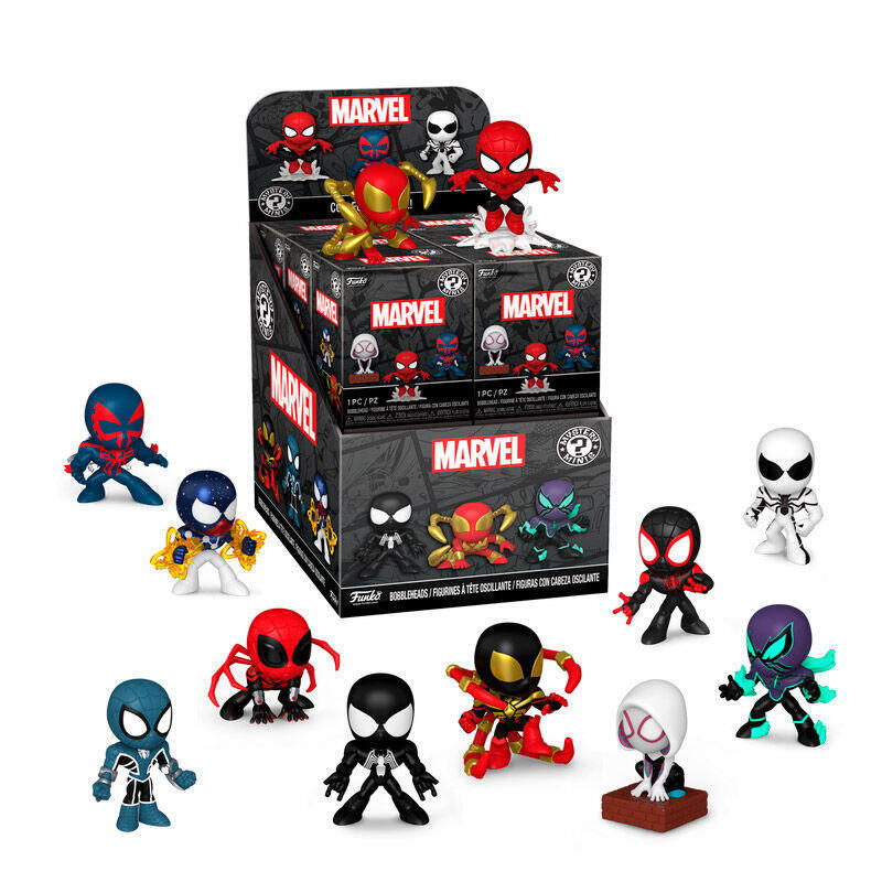 Pack De 12 Unidades - Figura Mystery Mini Marvel Spider-Man Surtido
